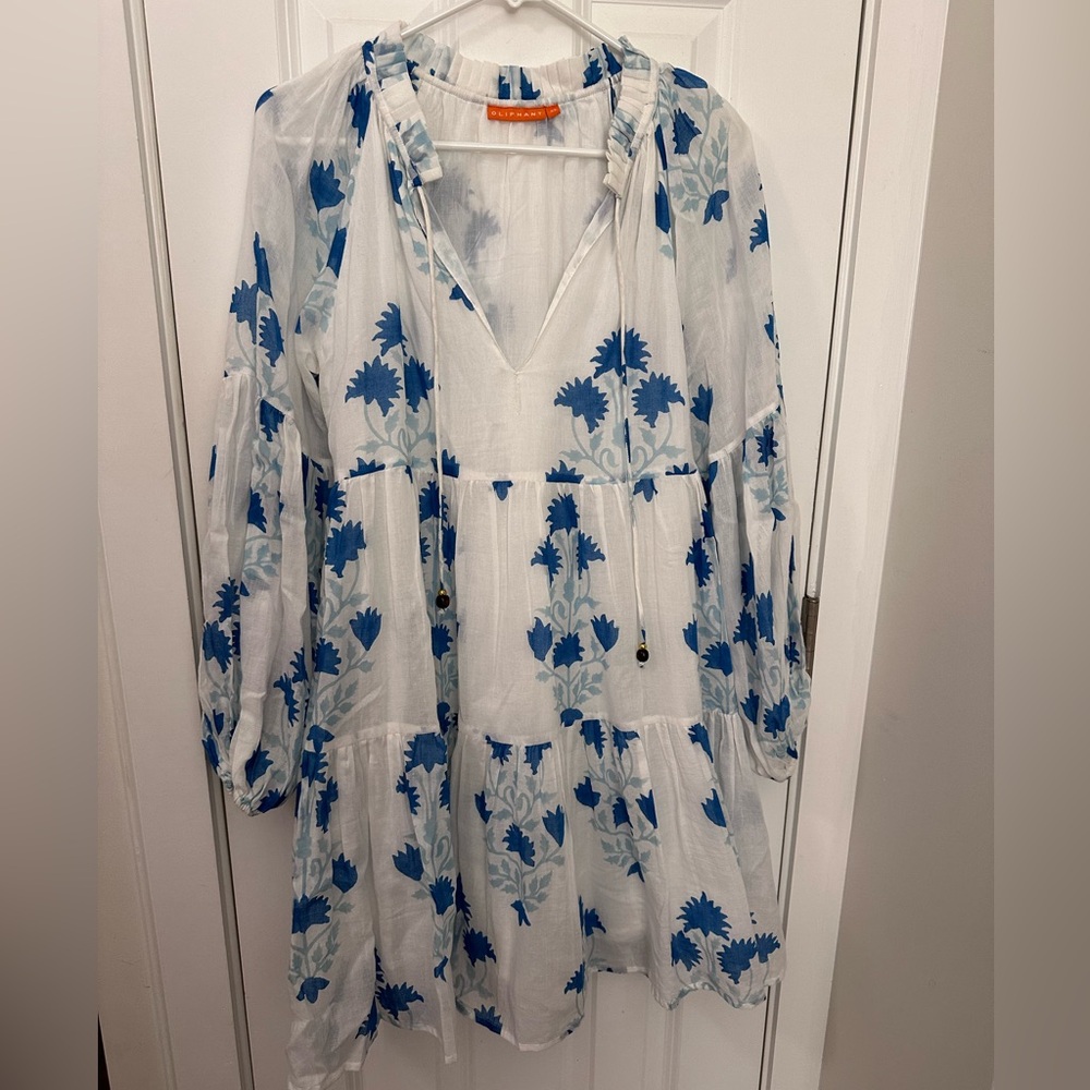 Oliphant balloon sleeve mini dress XS “As is”